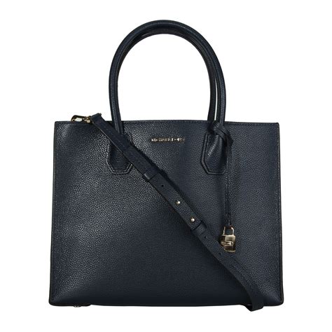 michael kors 3 pocket blue purse|michael kors navy blue tote.